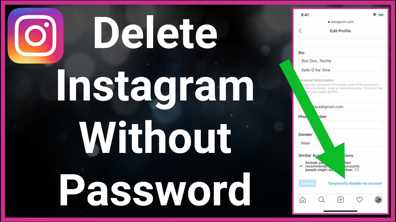How to delete Instagram account easy method TrendyTarzan