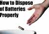 How to dispose of batteries